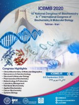 پوستر شانزدهمین کنگره سراسری بیوشیمی و هفتمین کنگره بین المللی بیوشیمی و بیولوژی مولکولی ایران