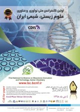 پوستر اولین کنفرانس ملی نوآوری  و فناوری علوم زیستی و شیمی ایران